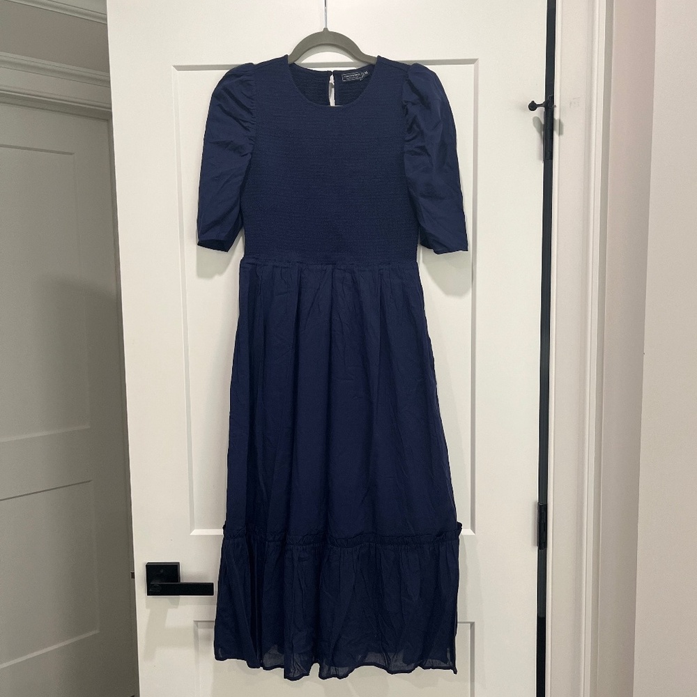 Vineyard Vines Nautical Navy XS Midi Dress